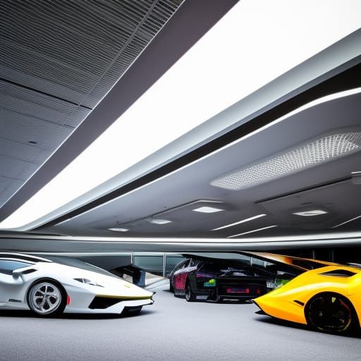 Lamborghini futuristic headquarters