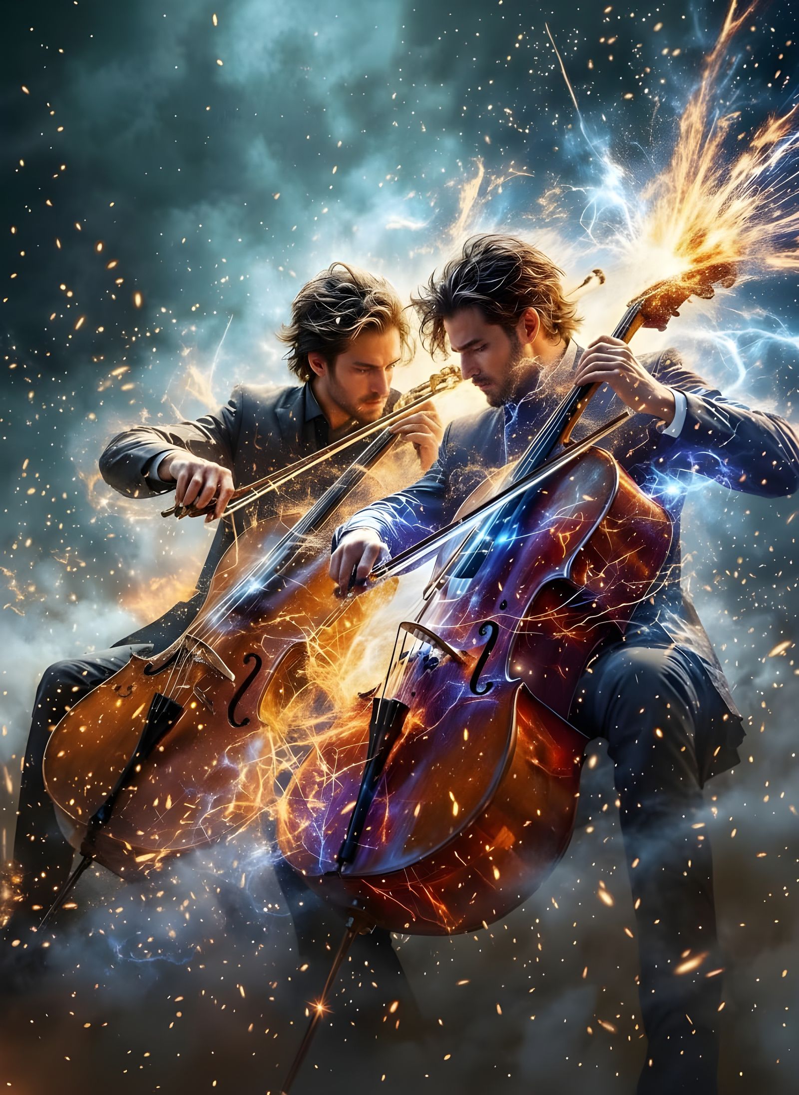 The Elemental Duet  by @Itsurdestiny