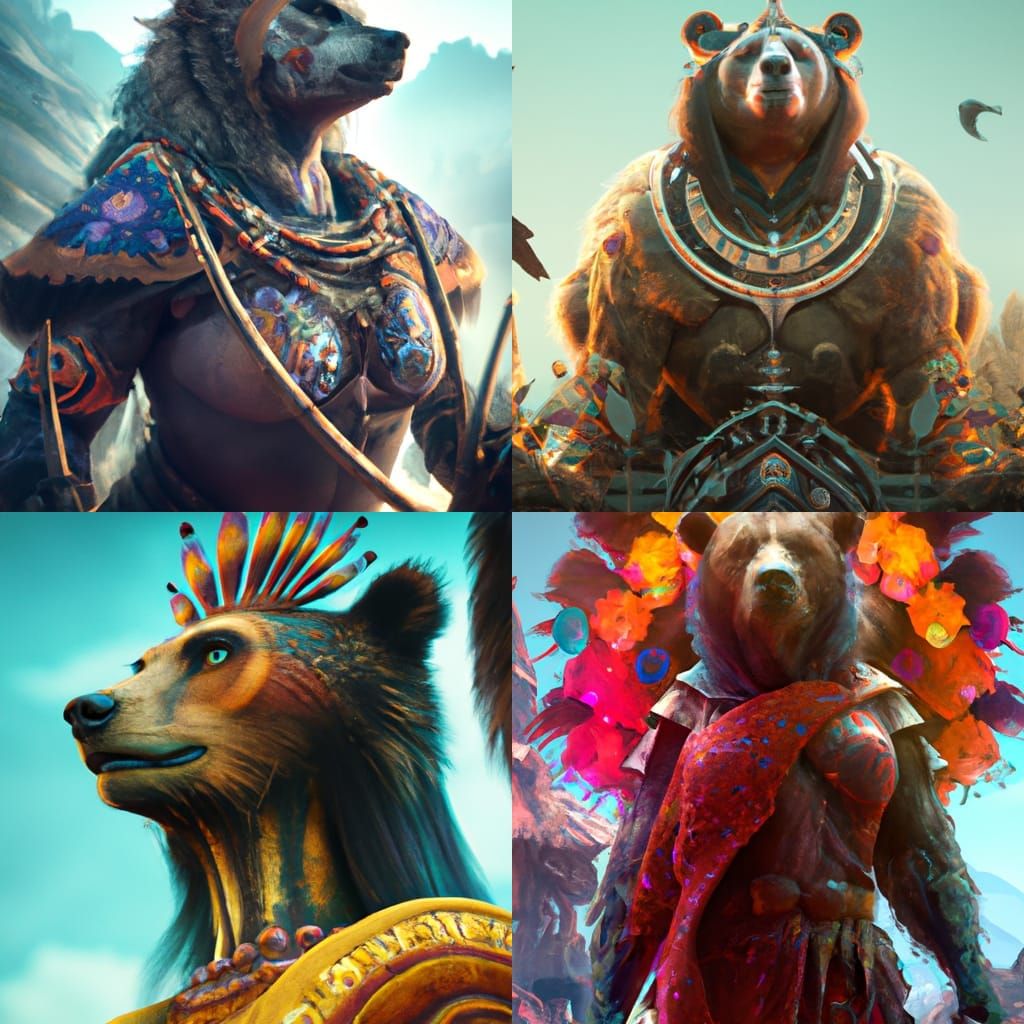 Indian Queen of Bears