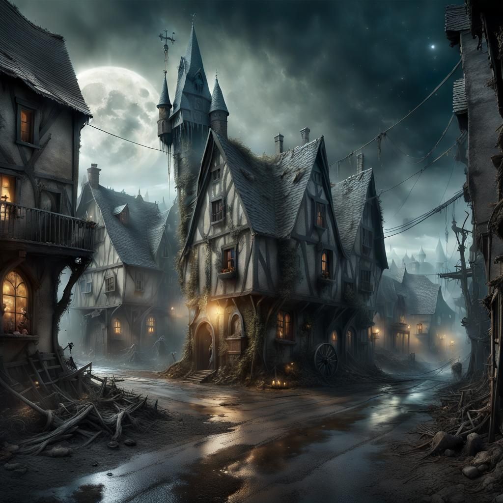 Cursed Village of Blackstrand  by @Nythande