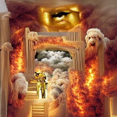 Then, he had a vision: the golden gates of heaven opened bef...