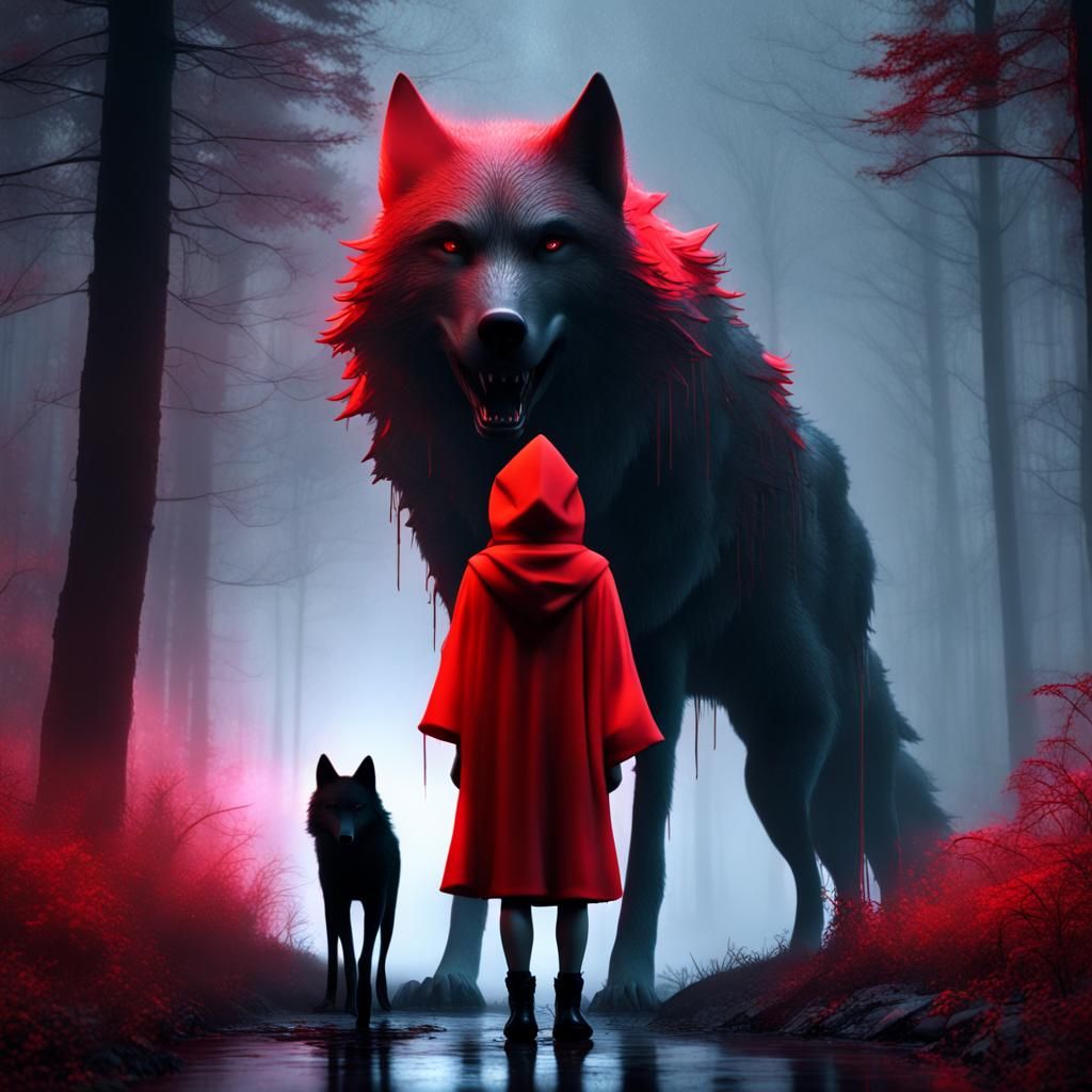 Little Red Riding Hood - AI Generated Artwork - NightCafe Creator