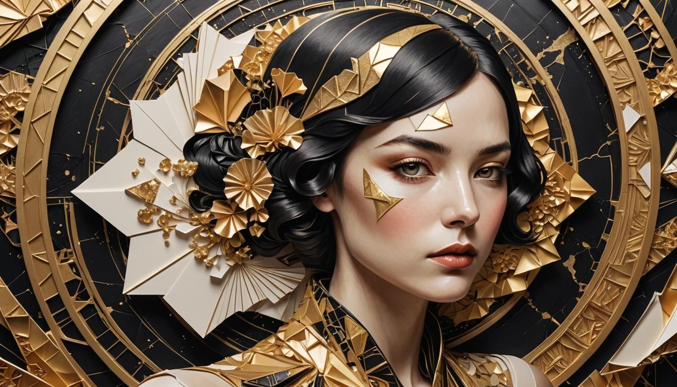 Golden encased beauty