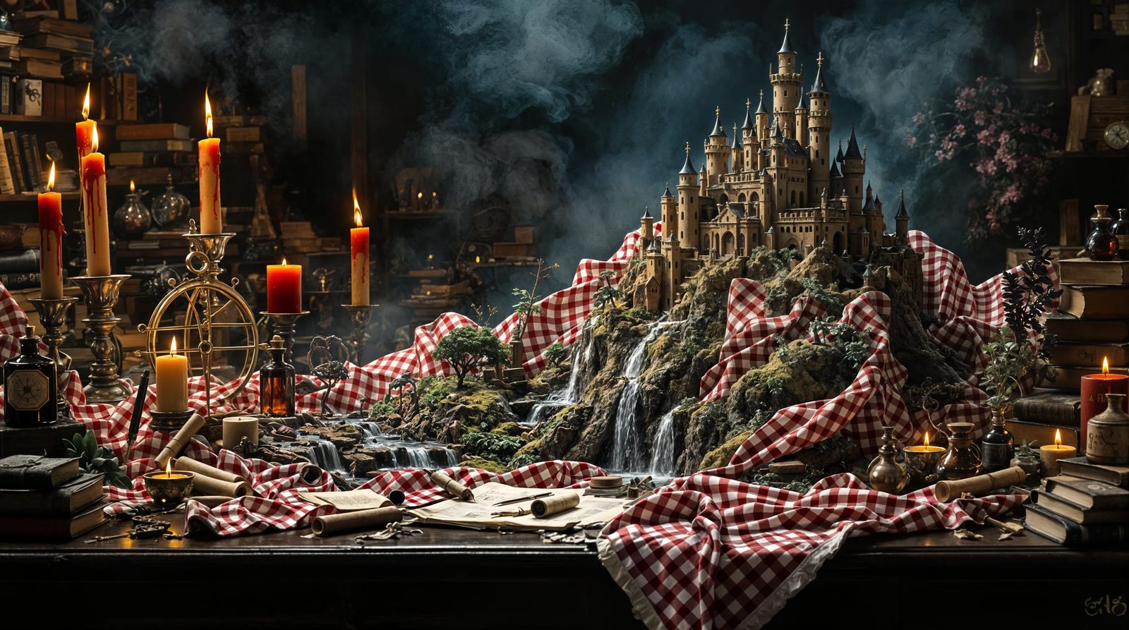 Gingham Print Dream  by @Runarguten