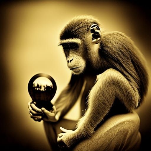 Monkey Unisphere No. 2 - AI Generated Artwork - NightCafe Creator