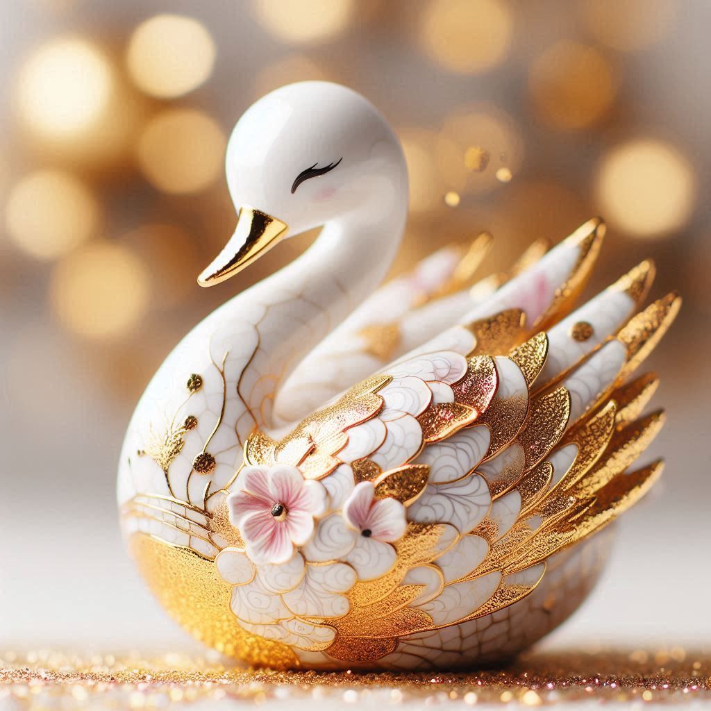 Le cygne de porcelaine