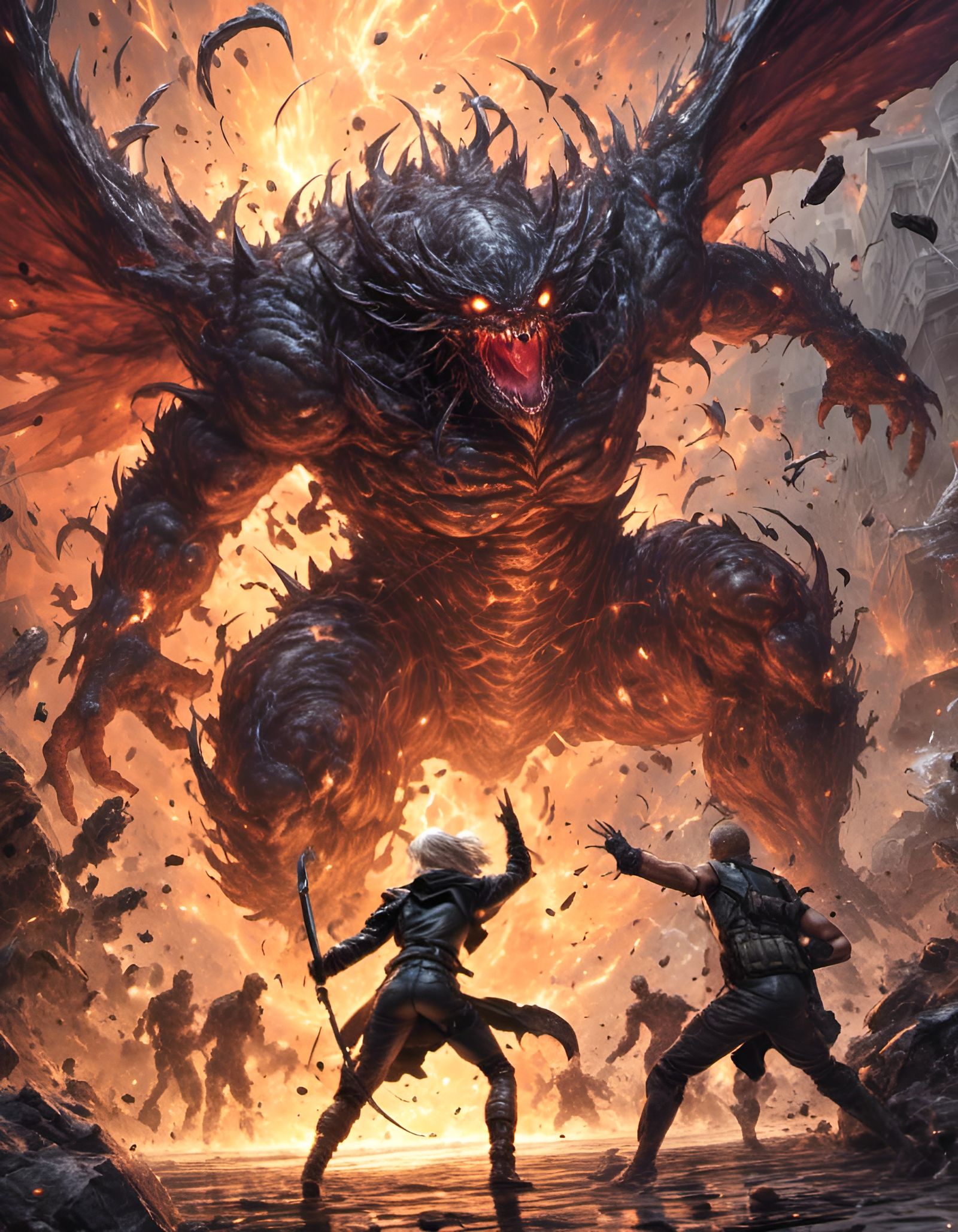 Heroes VS Petroleum Dragon