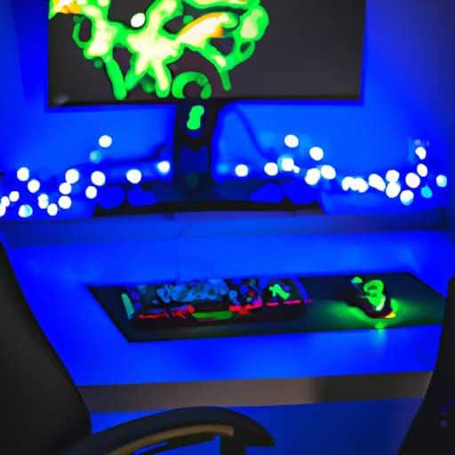 gaming room, RGB