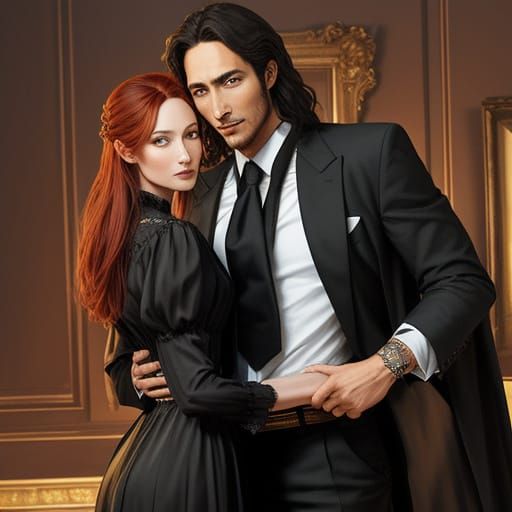 Incubus and Lady: An AI-Generated Image