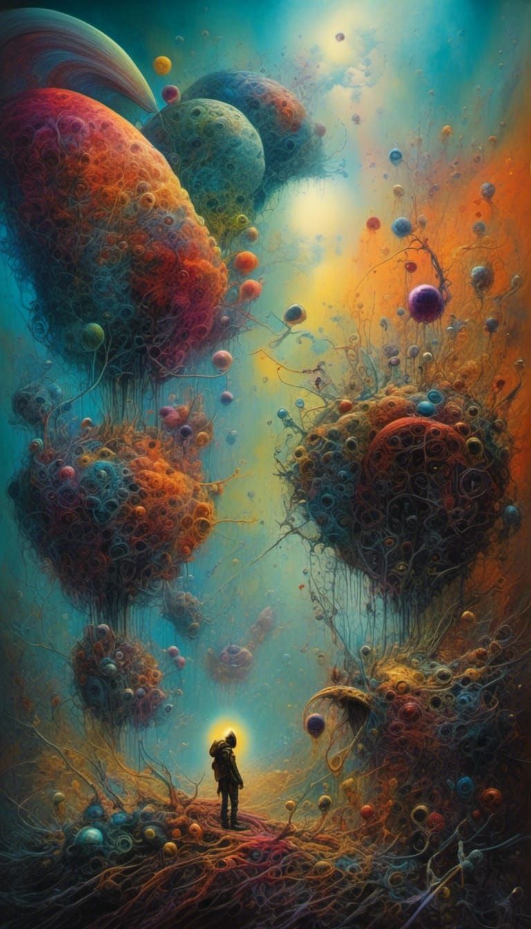Artificial 🤖 🤖 🤖 Serendipity., artwork by Esao Andrews, Z...