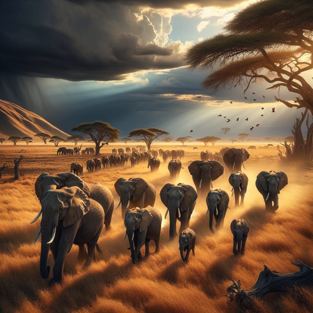 Across the Africa Savannah  by @JoCo