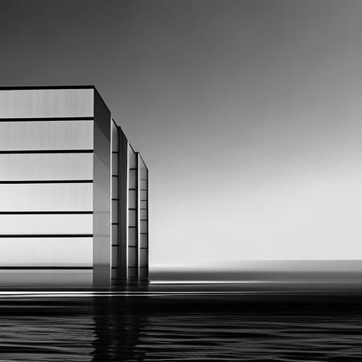 liminal space, buildings, water