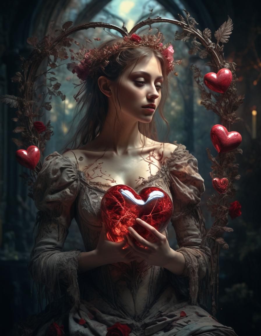 Delicate heart!   by @Hit moments