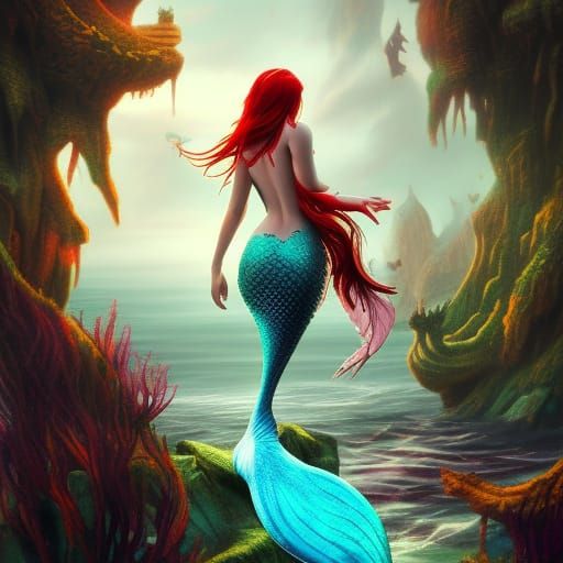 Mermaid - AI Generated Artwork - NightCafe Creator