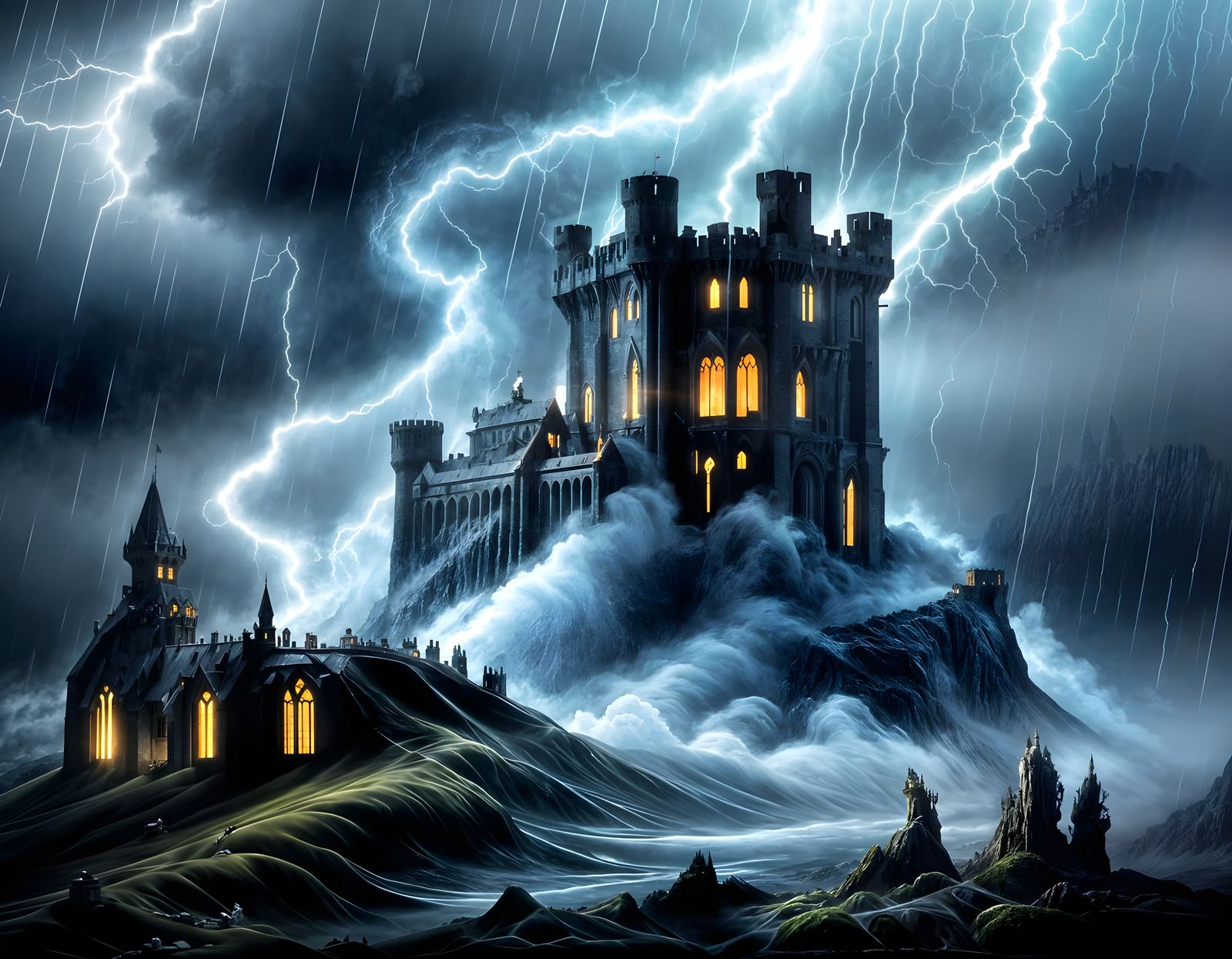 Supervillain Lair  by @Wacky Fun