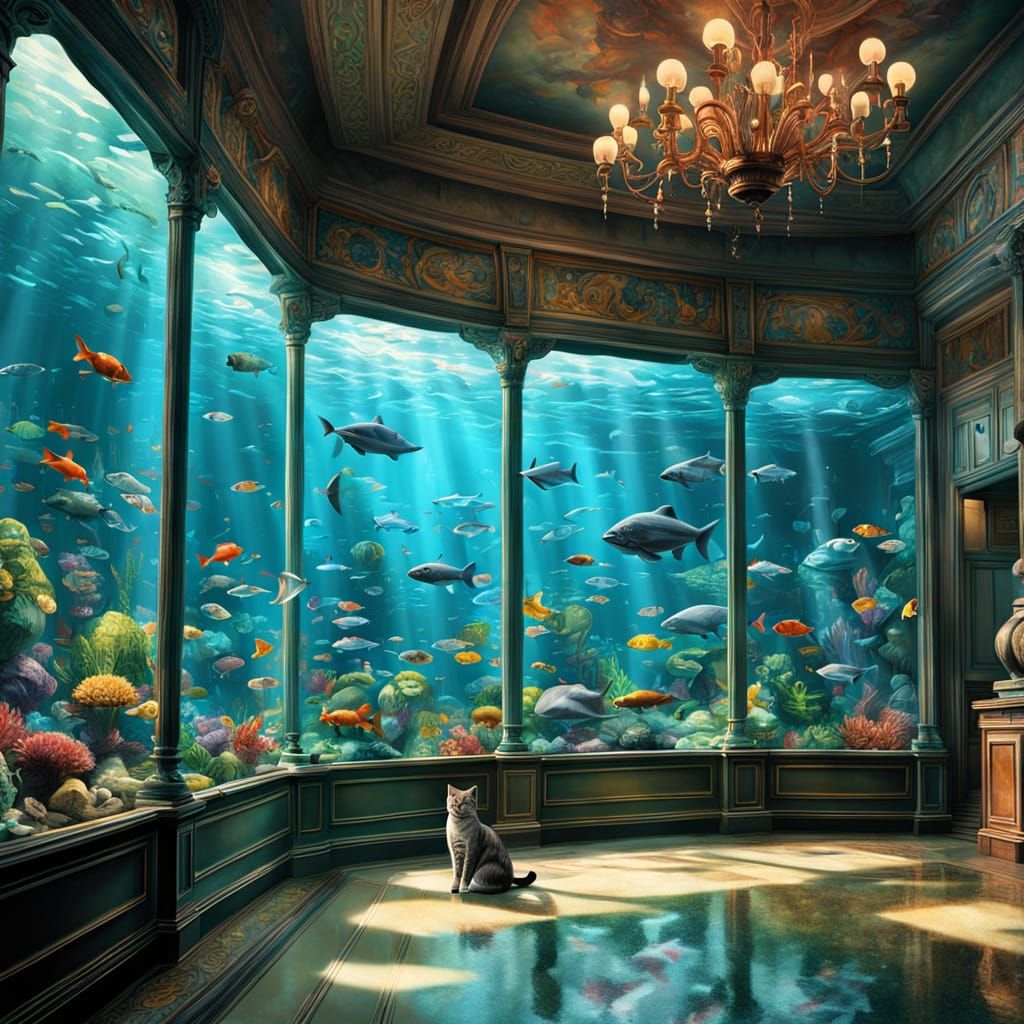 Fish Cat  by @Black Cat