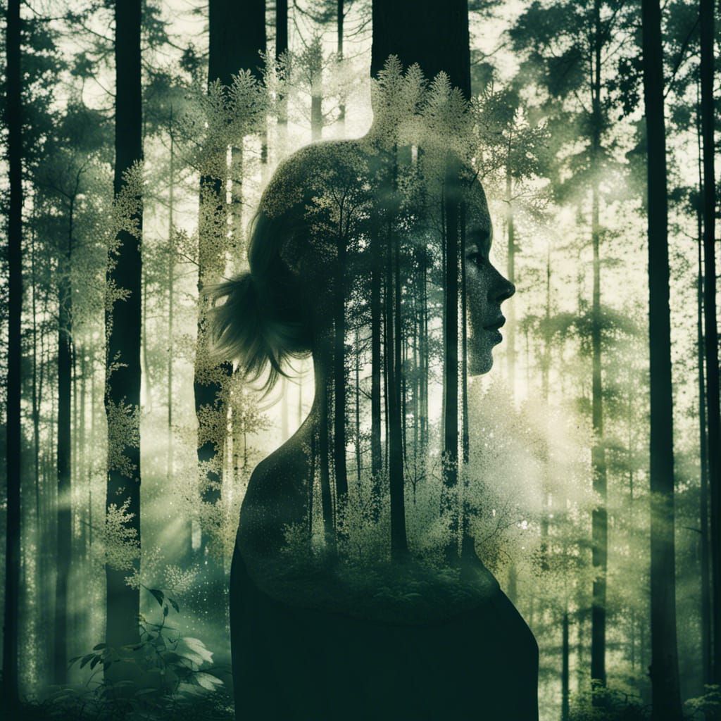 double-exposure series - AI Generated Artwork - NightCafe Creator