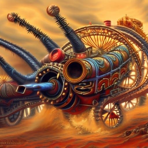 In 1923 Kandahar the DNA spiral unwinds in the sand at a piz...