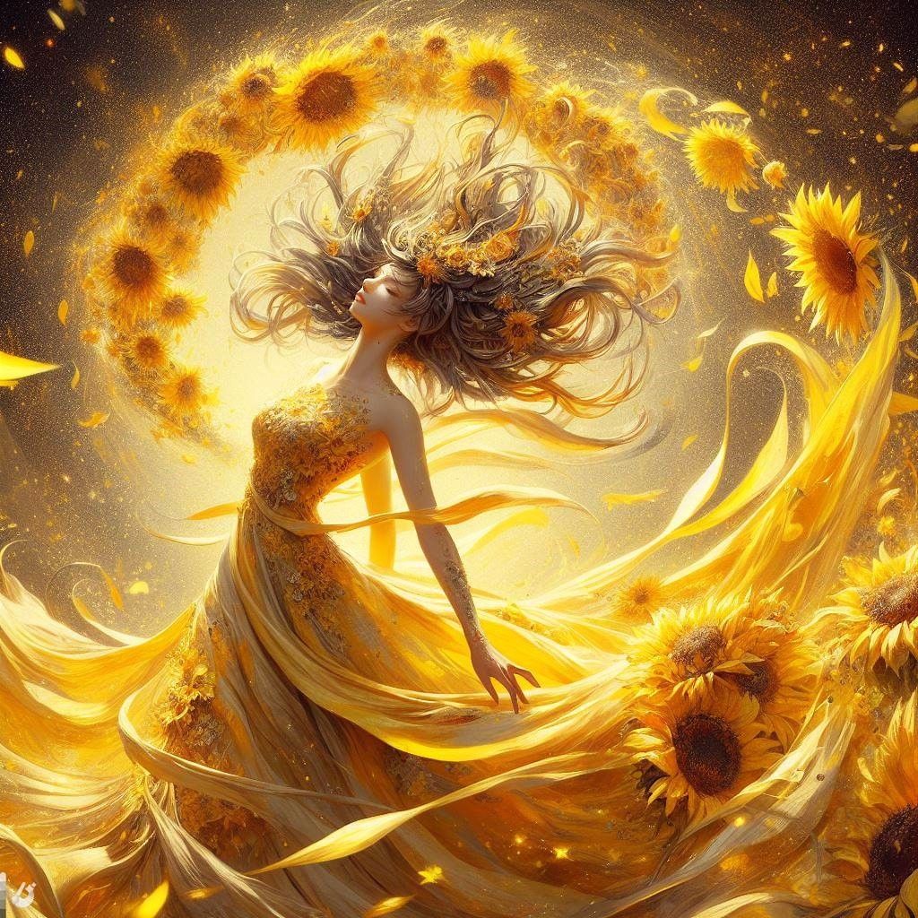 The Sunflower goddess