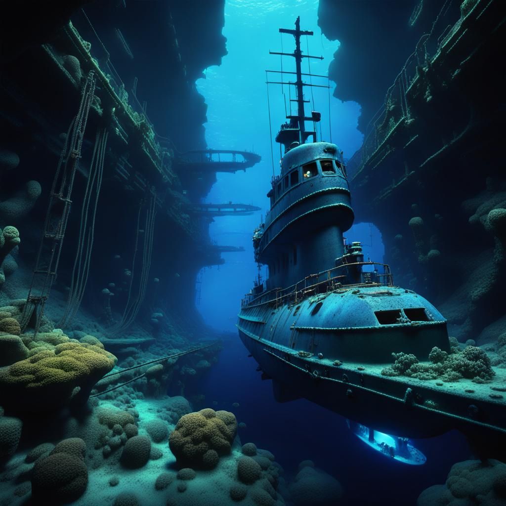 Submarine shipwreck