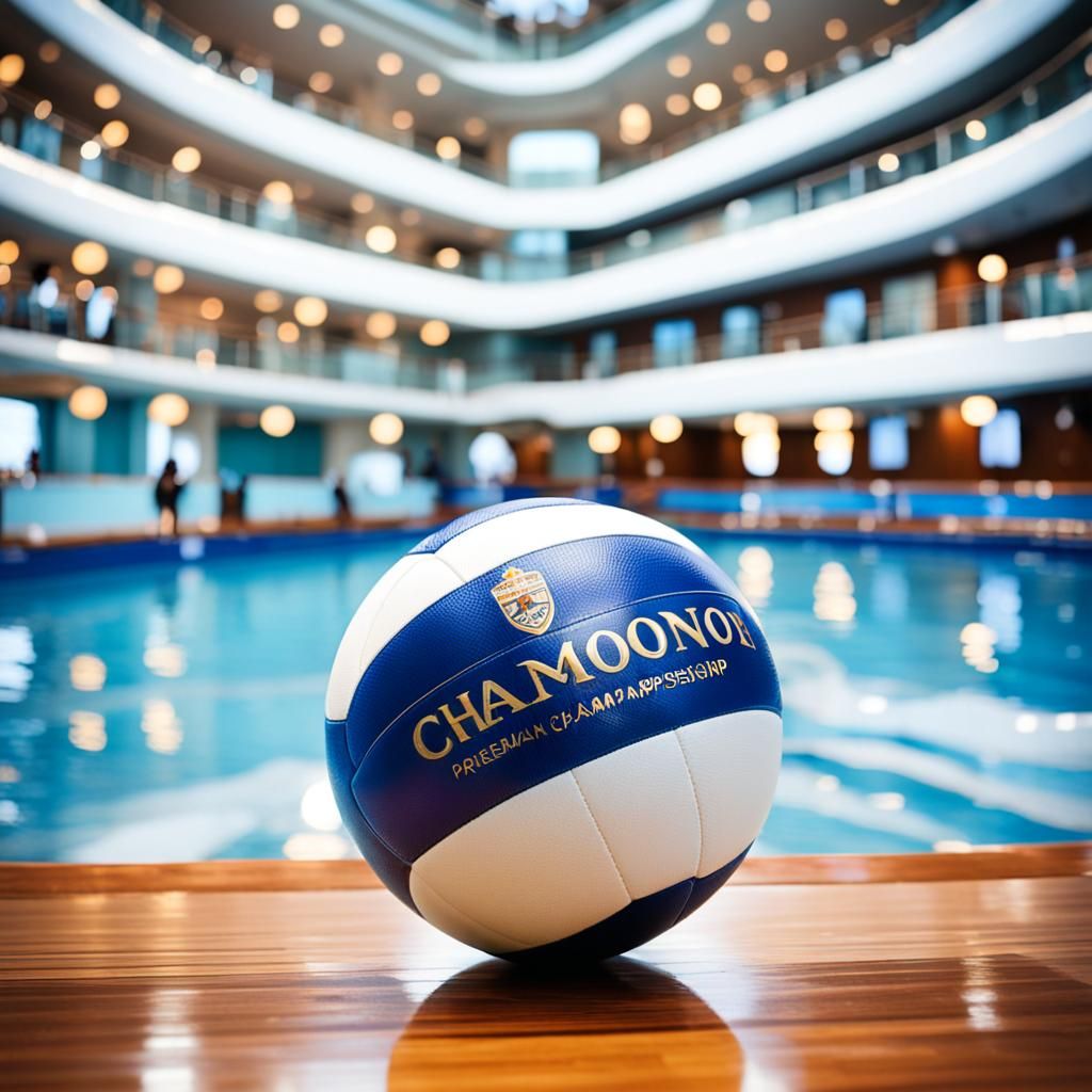 Luxury Cruise Ship Deck with Championship Ball