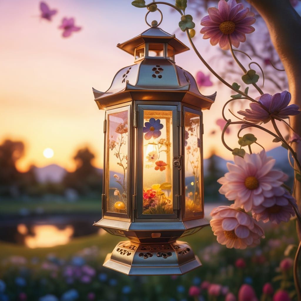 Macro photography of a lantern  by @Gabriele A