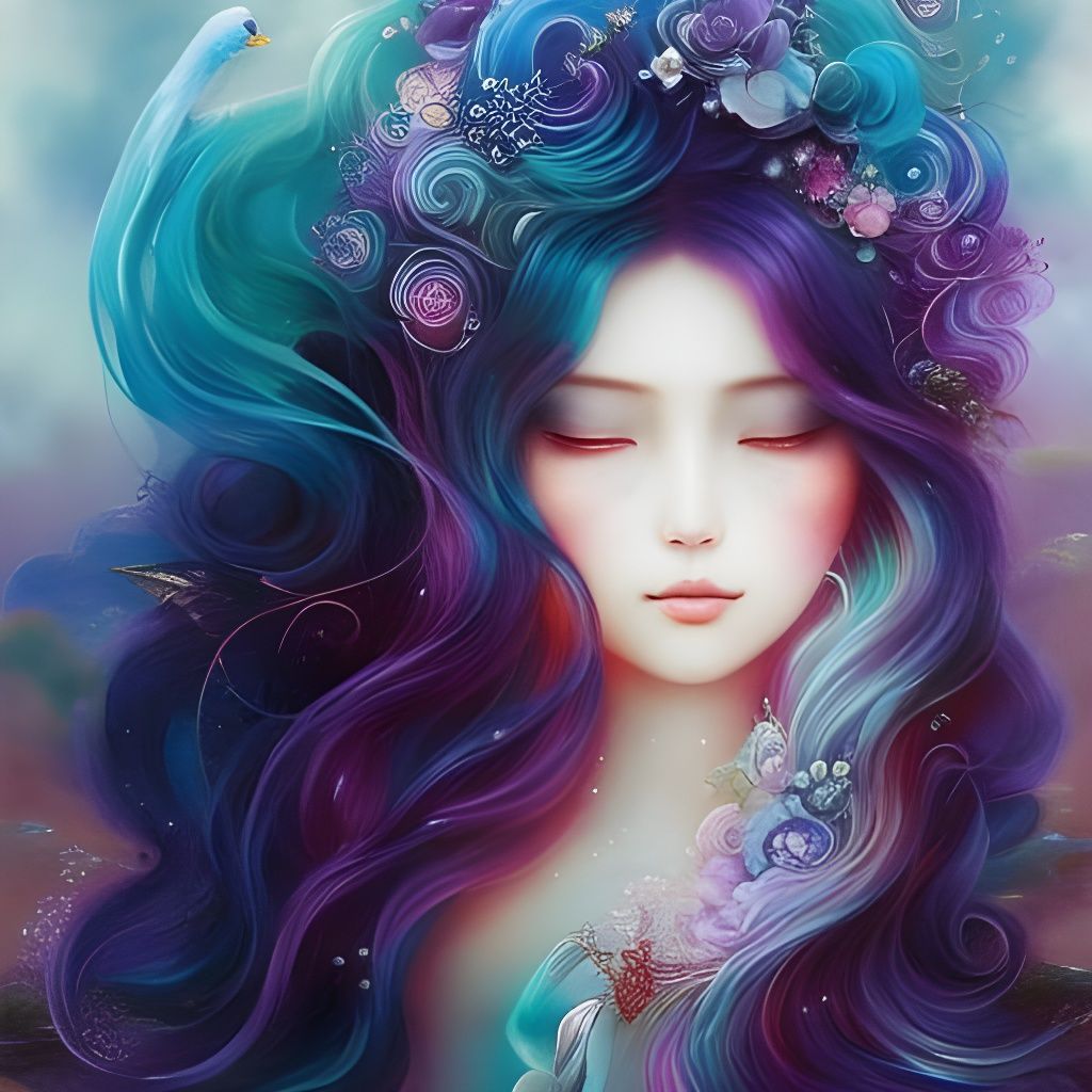 Beautiful lady mermaid. - AI Generated Artwork - NightCafe Creator