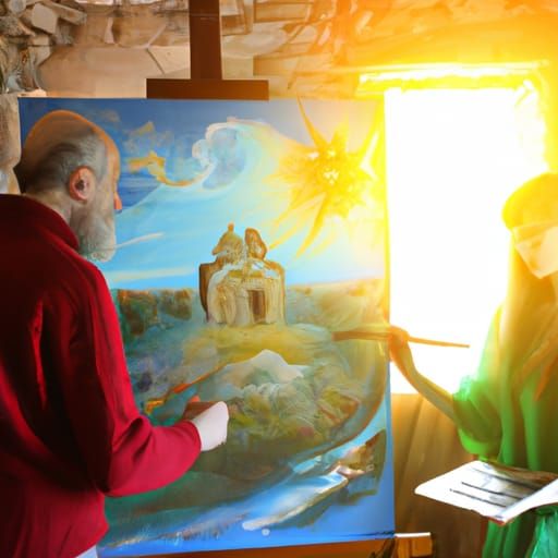Painting the past.