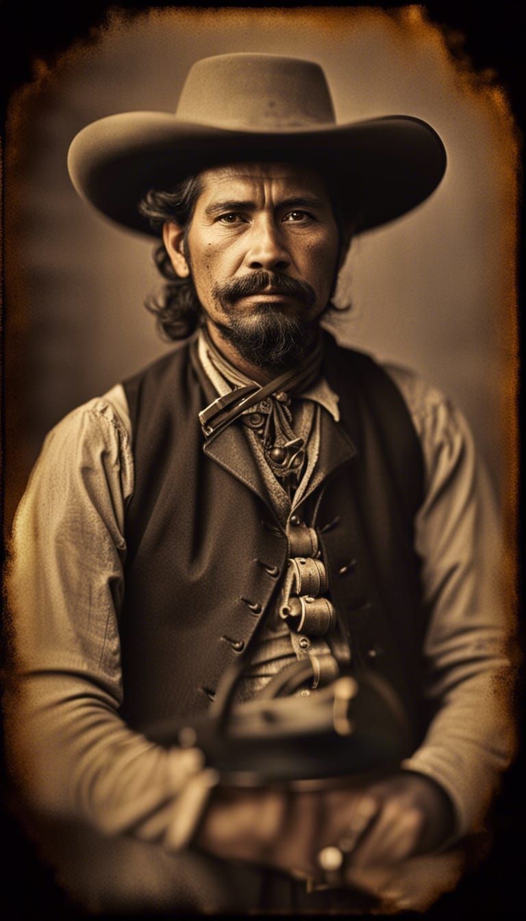 Mexican outlaw circa 1887 - AI Generated Artwork - NightCafe Creator