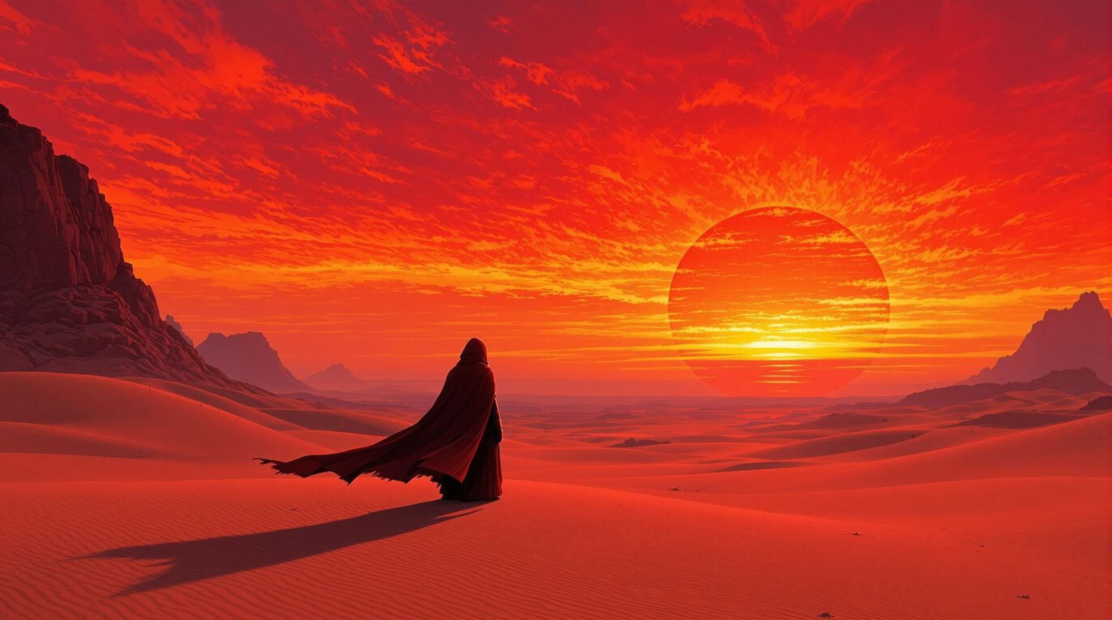 Lonely sunset  by @Sehson