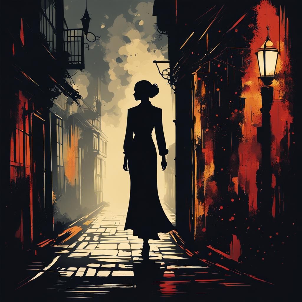 mysterious femme fatale  by @eliza bennet