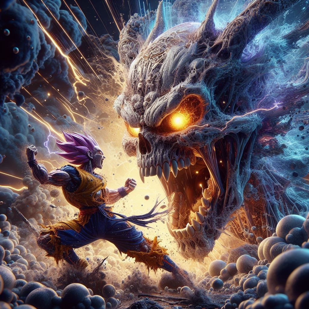 Vegeta - Fighting The God Of Death