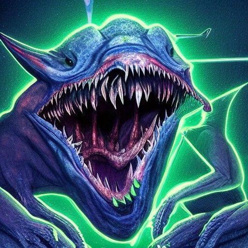 Beware the Jabberwock, my son!
The jaws that bite, the claws...