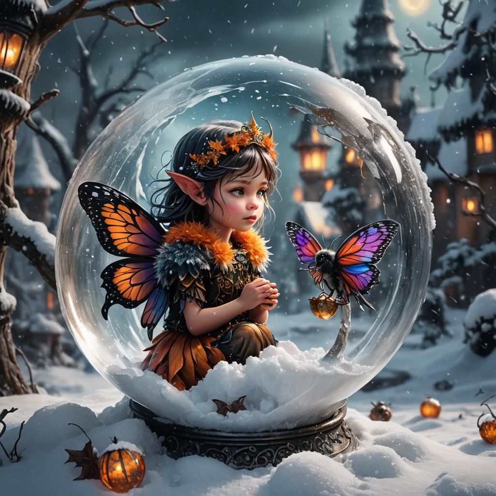 Trapped fairy  by @HecateWayne