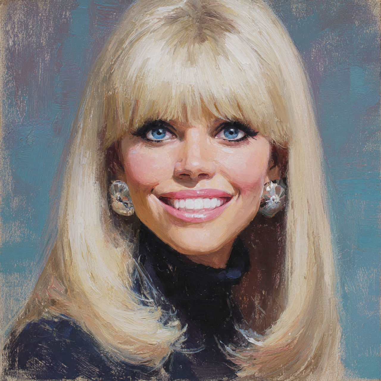 When someone tells her she looks like Nancy Sinatra ...
