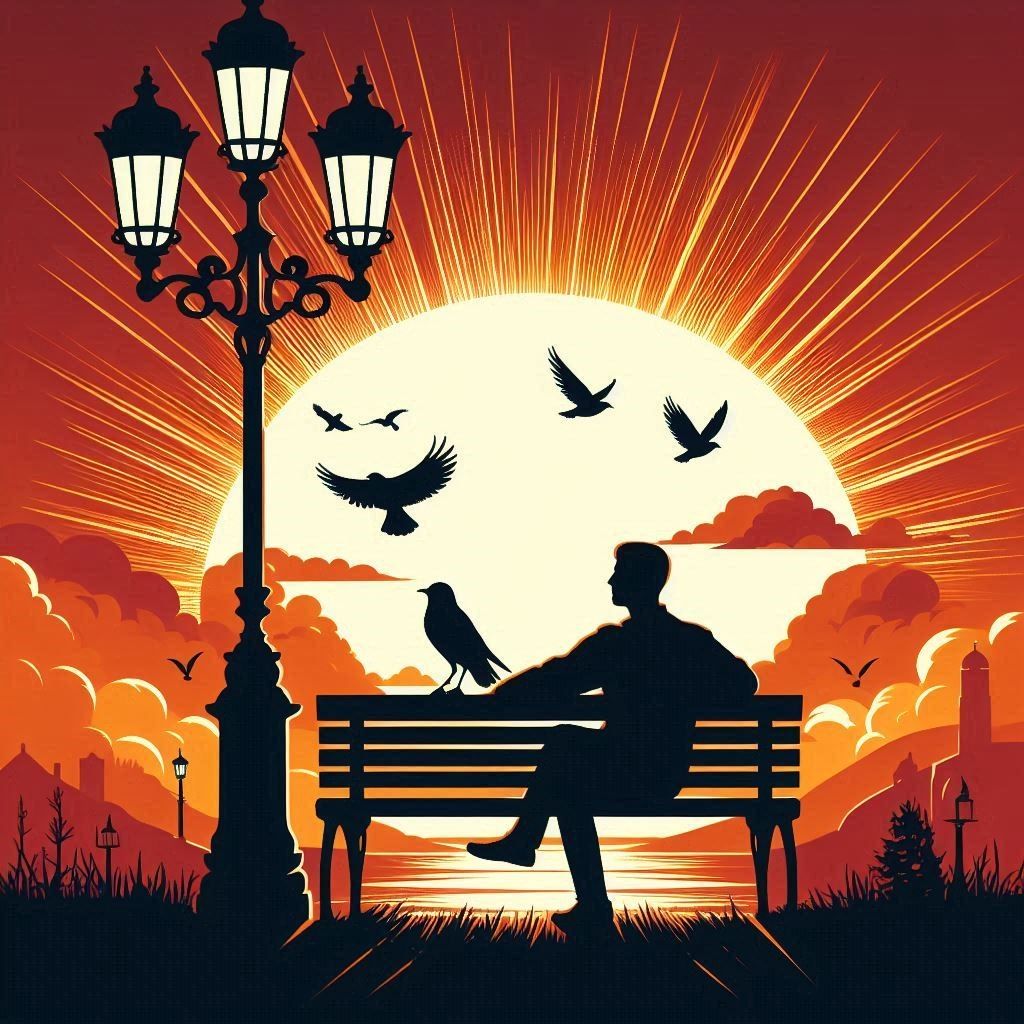 "Embracing the Sunset"