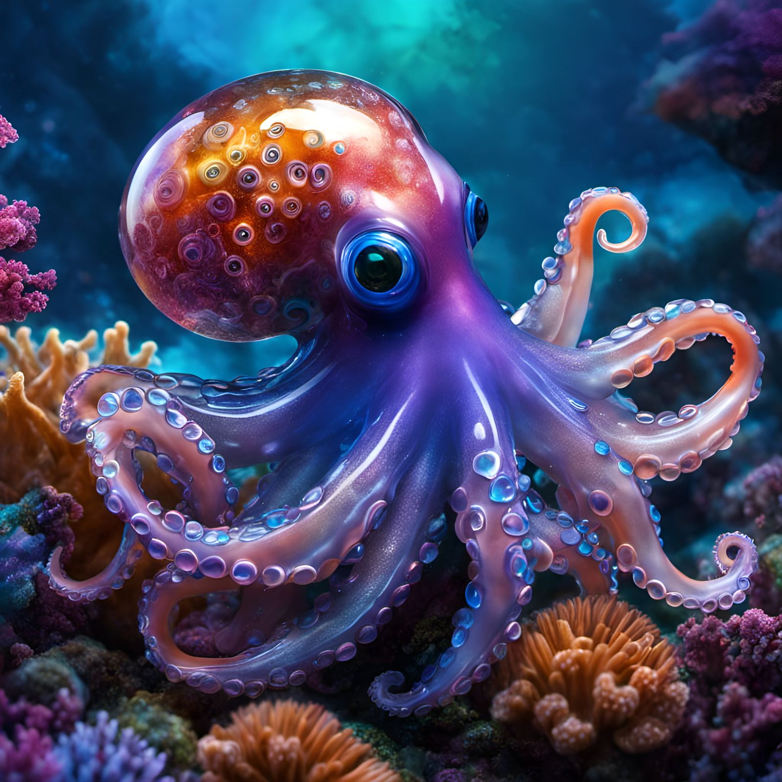 Glass Octopus  by @Stoop