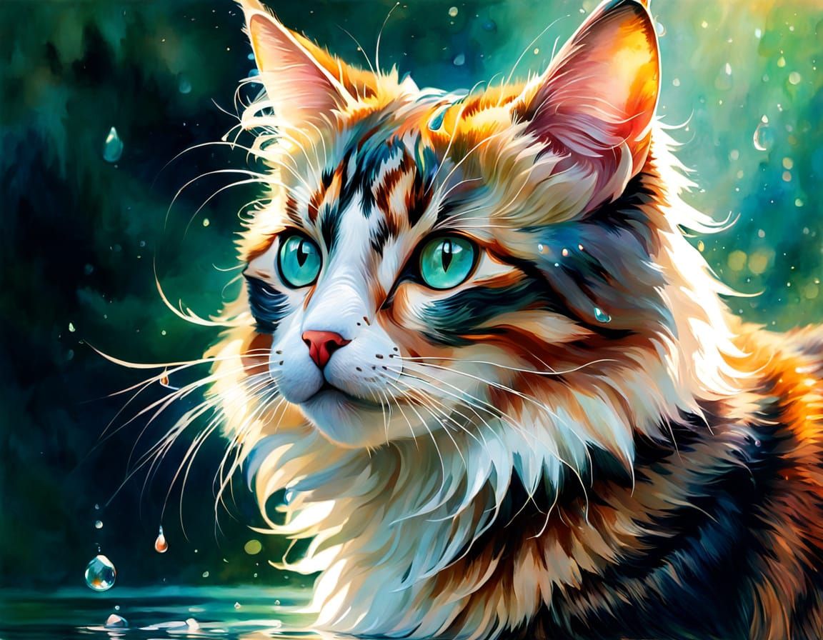 5 likes "Spring Cat"🐈  by @Delsy Selena