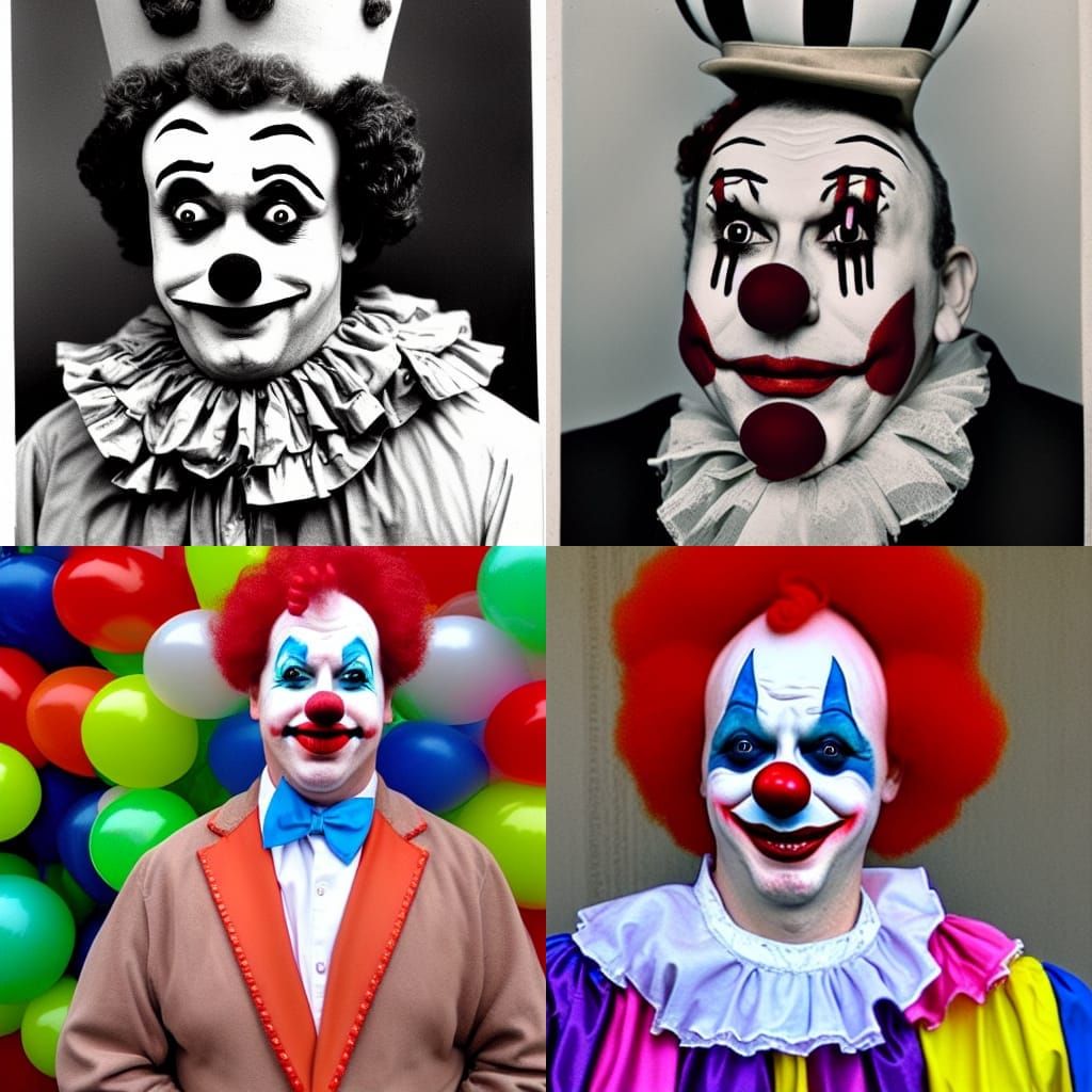 clown - AI Generated Artwork - NightCafe Creator