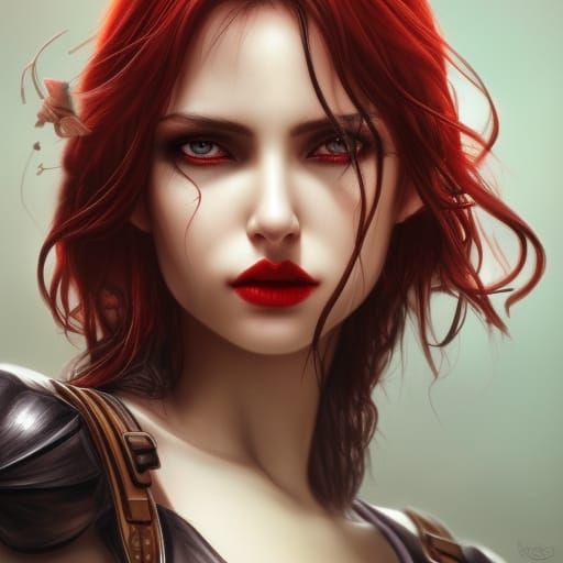 red hair/woman - AI Generated Artwork - NightCafe Creator