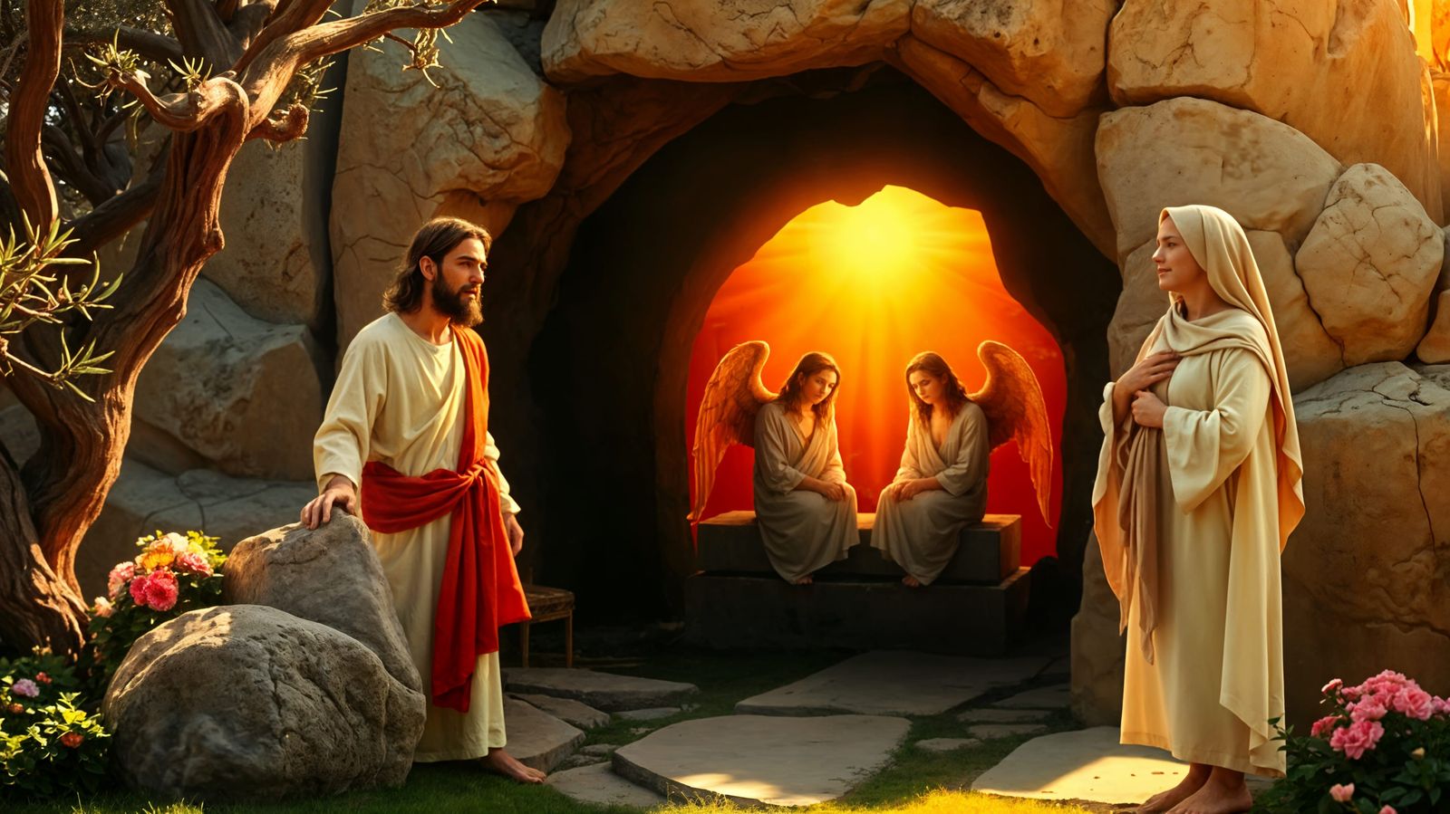 Rabboni! Jesus Appears to Mary Magdalene  by @Gary Murakami