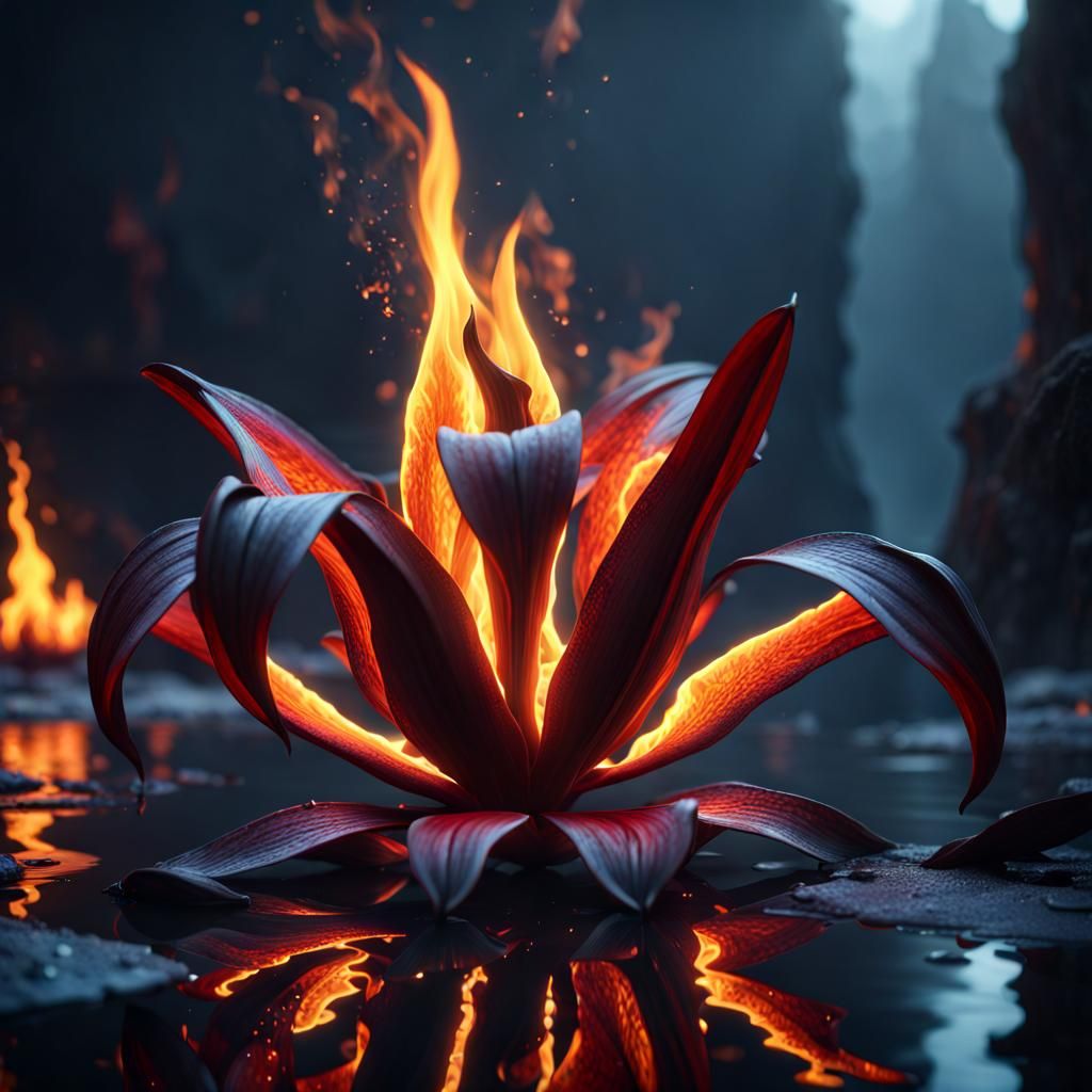 Fire Flame Lily