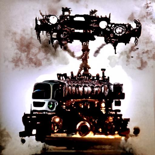 Cyborg truck death race