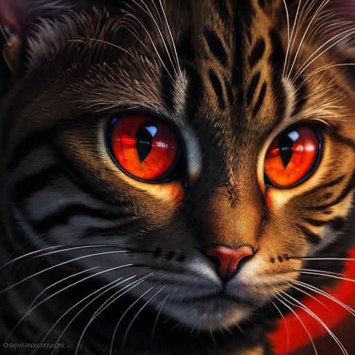 Red Eyed Cat