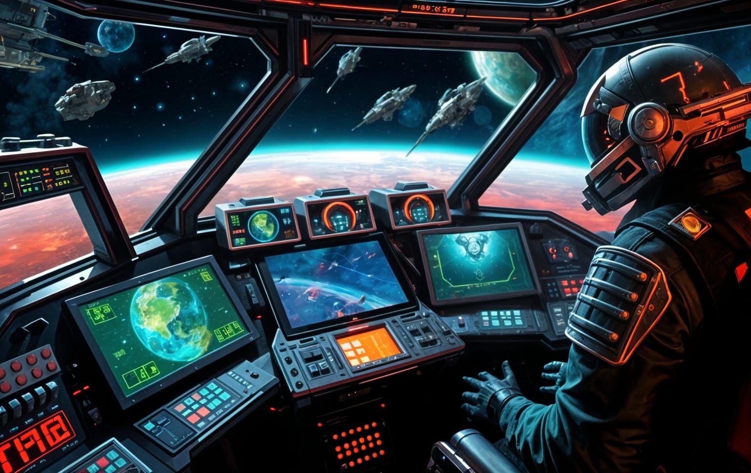 "Request clearance for planetary descent"  by @forge4ward