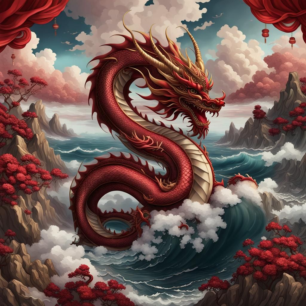 Dragon - AI Generated Artwork - NightCafe Creator