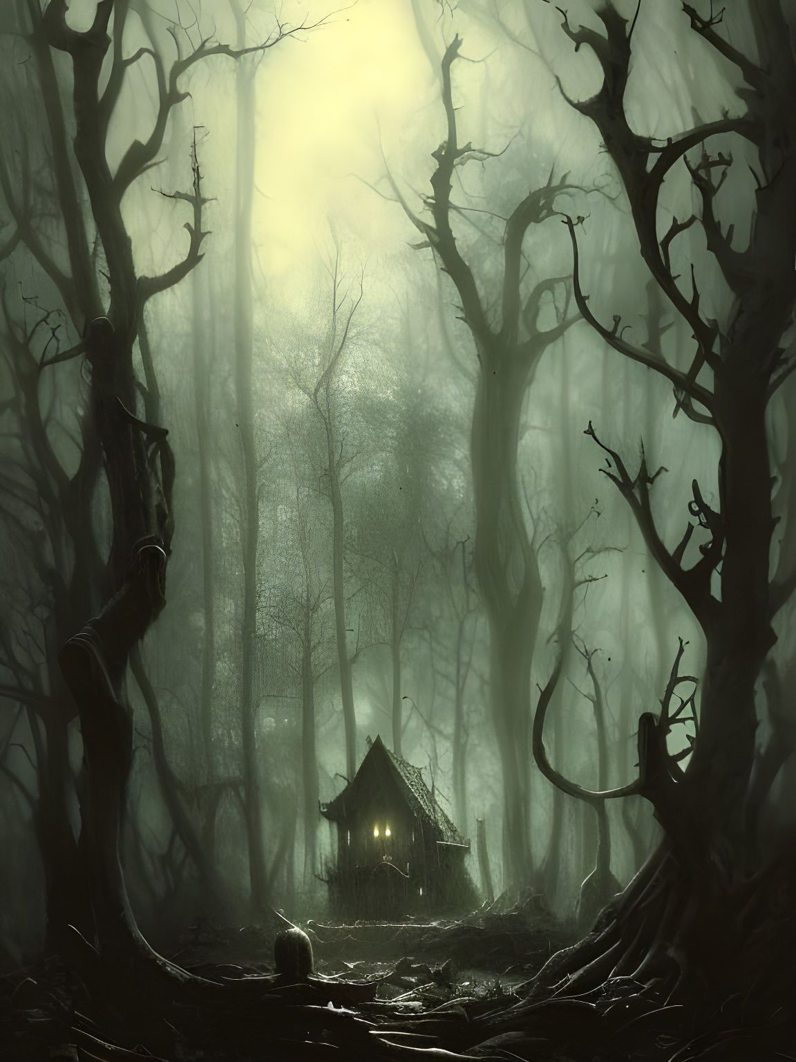 Spooky Forest  by @Vira