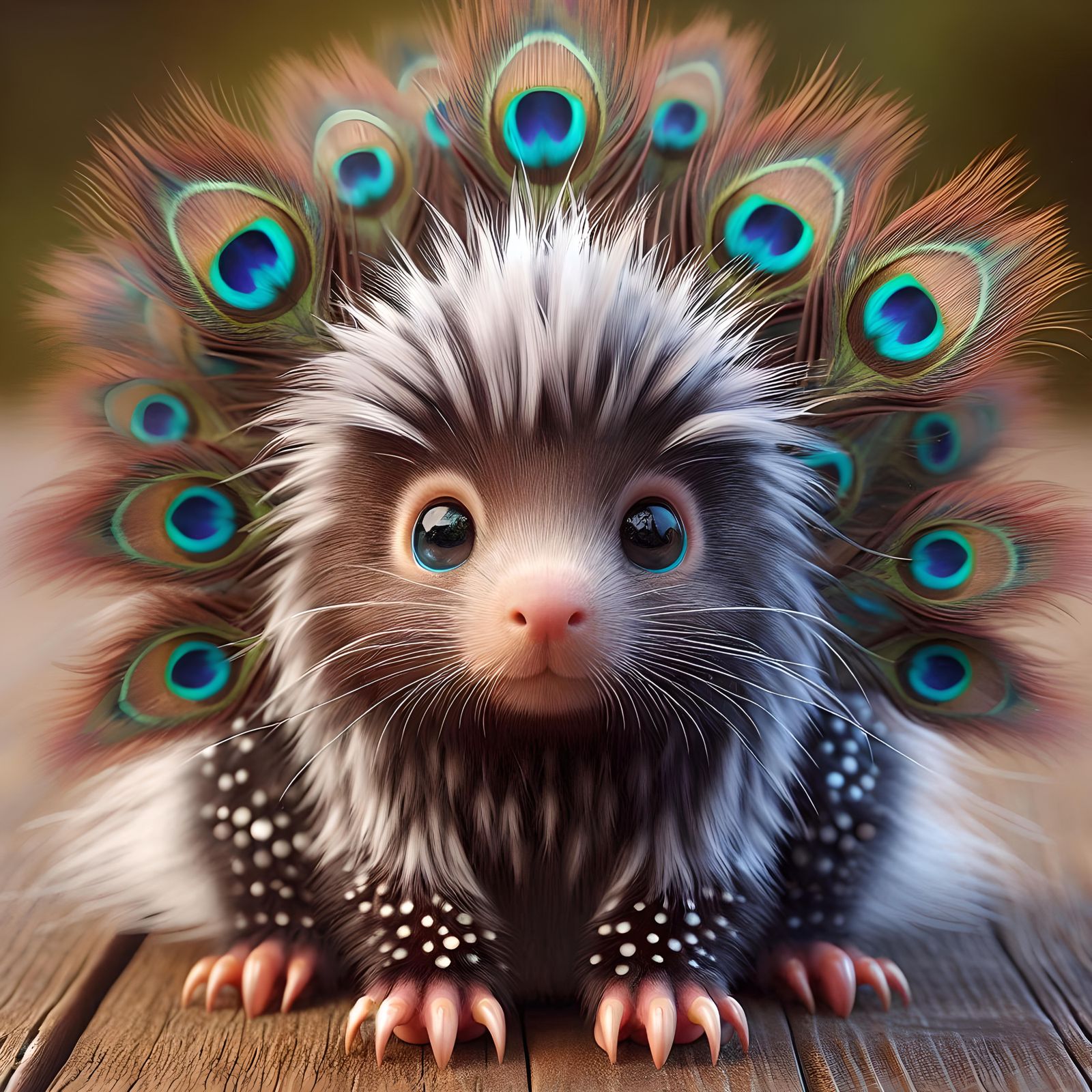 New Species: Peacupine 🦚🦔