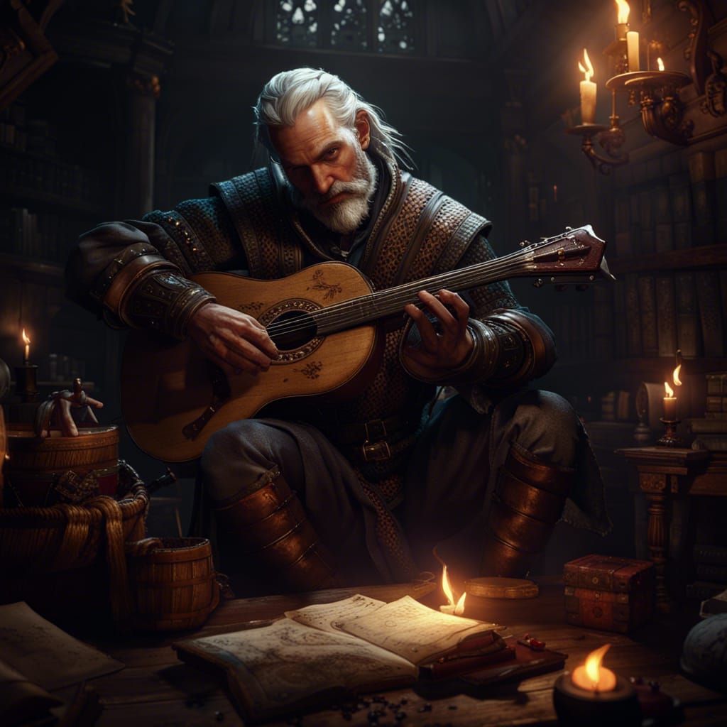 Bardic Knight  by @Sheepman2810