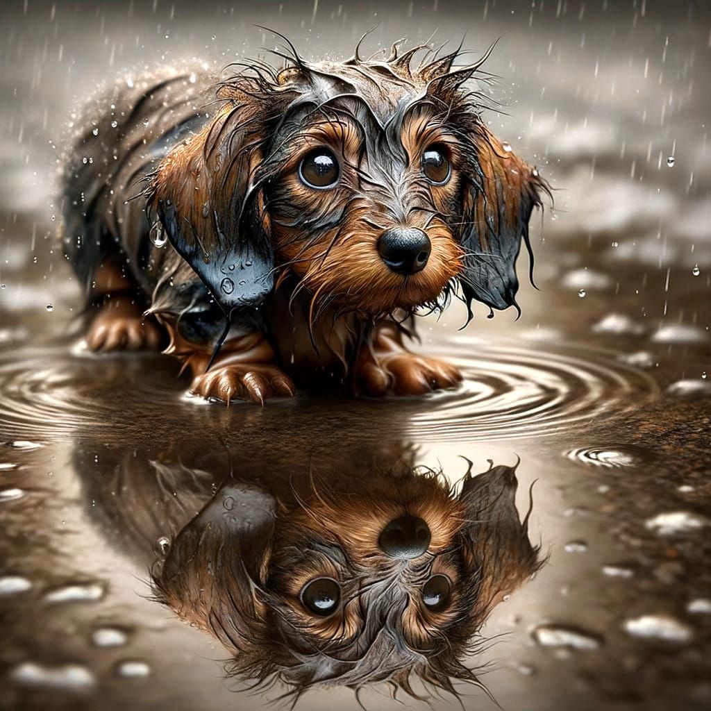  Downpour Dismay!  by @Alison Mary